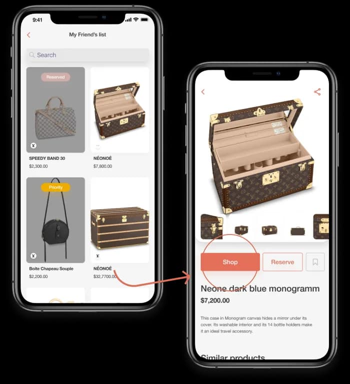 3. Share your wishlist INSTANTLY.